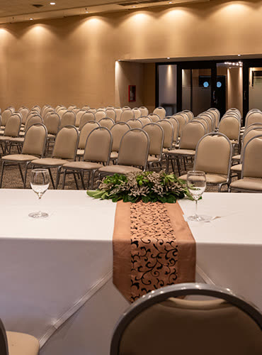 Salón armado en auditorio